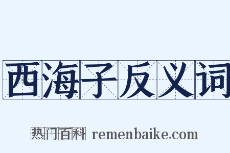 西海子反义词是什么意思的图片